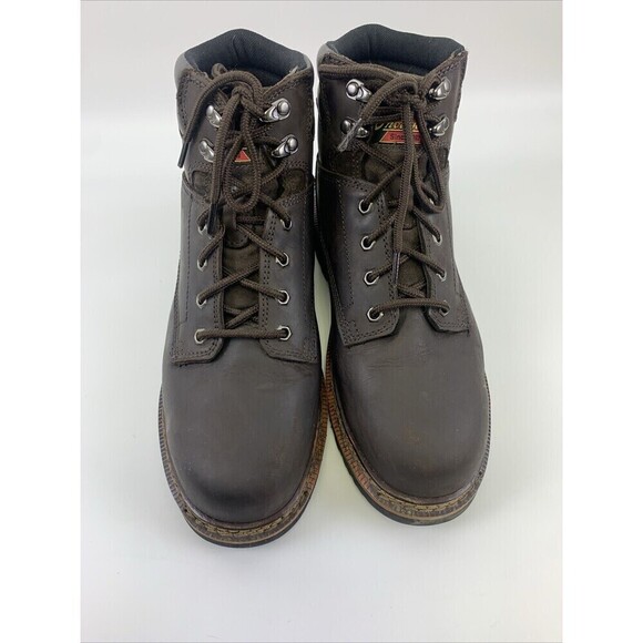 Thorogood Steel Toe 804-4278 Work Boots 6" Brown Leather Lace Up Mens 11 Wide - Picture 5 of 16